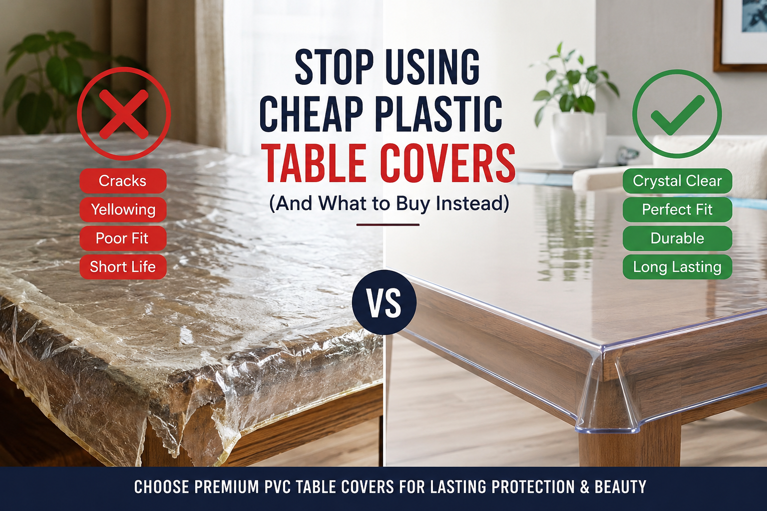 pvctablecovers Qlarity PVC Table Covers