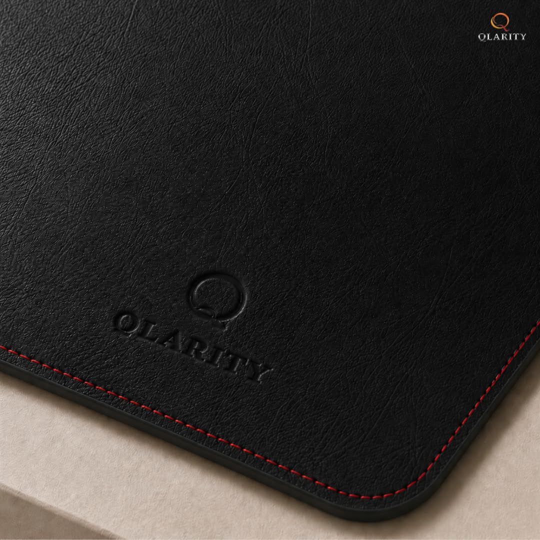 leather mat 8 black Qlarity