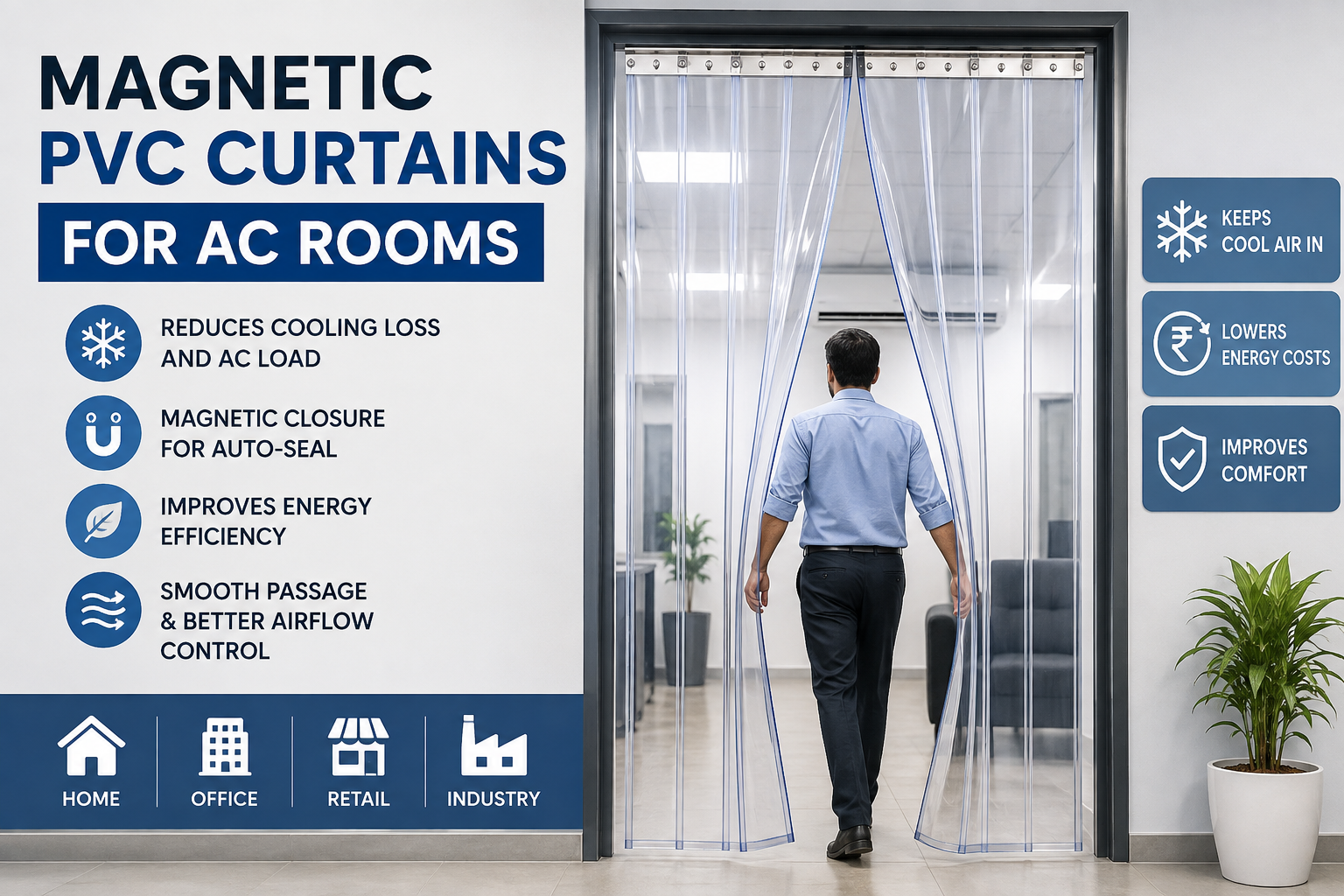 Magnetic PVC Curtains