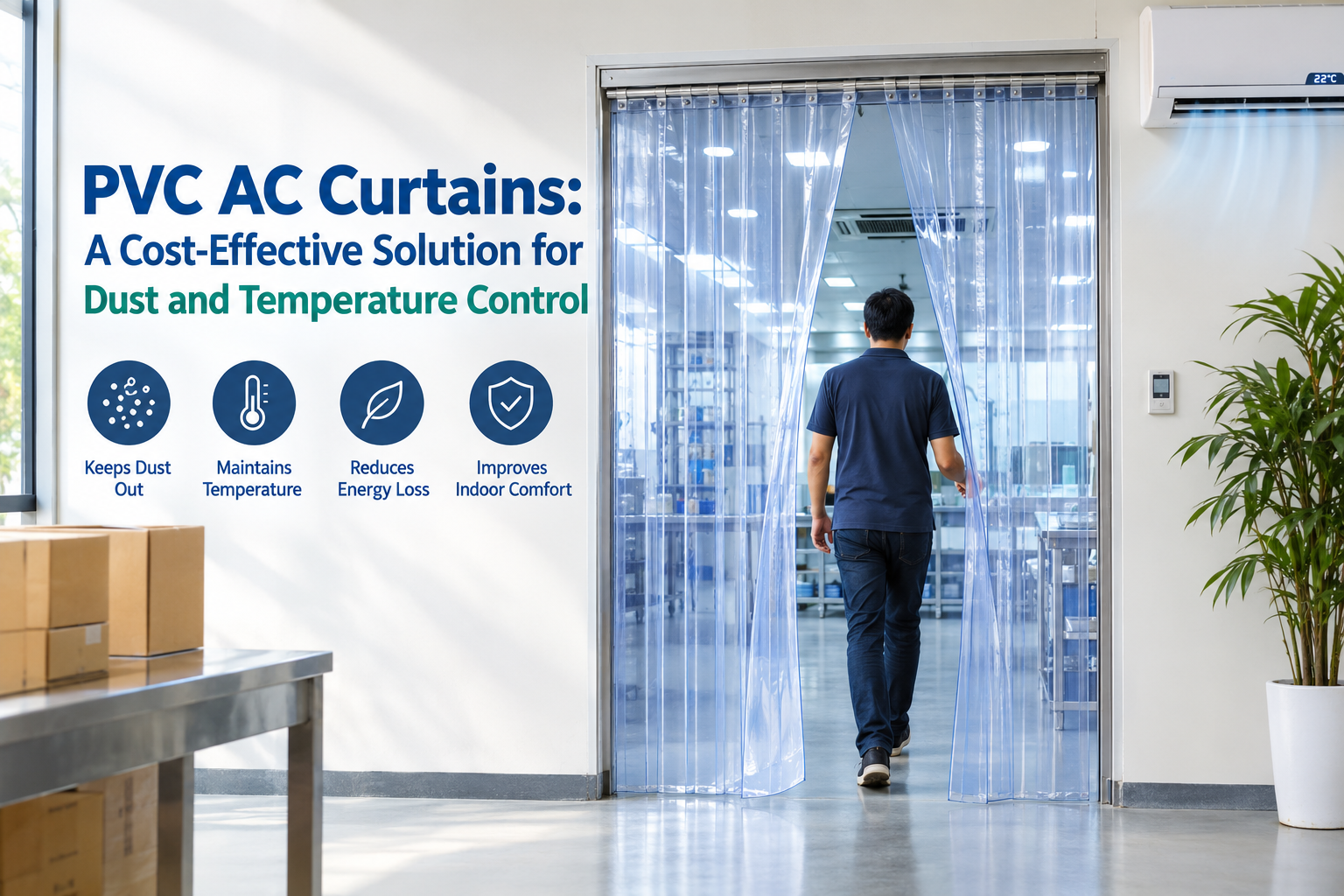 PVC AC Curtains