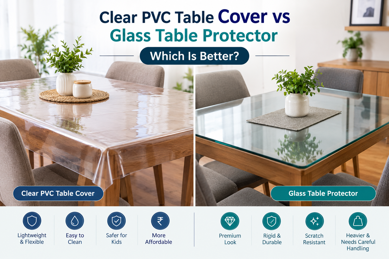 Clear PVC Table Cover